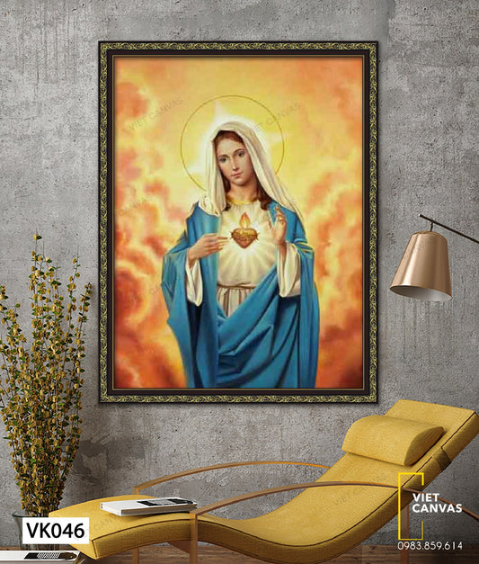 Tranh Đức Mẹ Maria - VK046