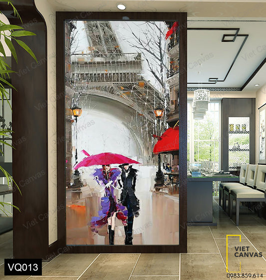 Tranh Dưới Chân Tháp Eiffel - VQ013