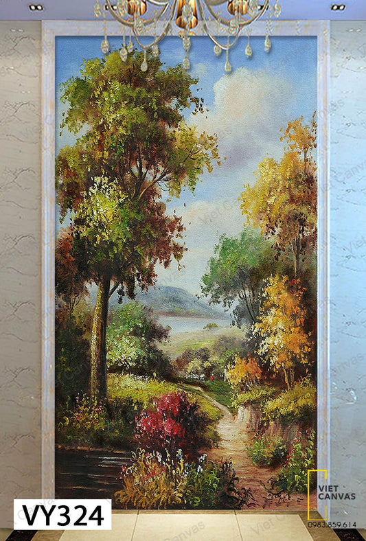 Tranh Cây Cỏ Và Con Đường Mòn - VY324