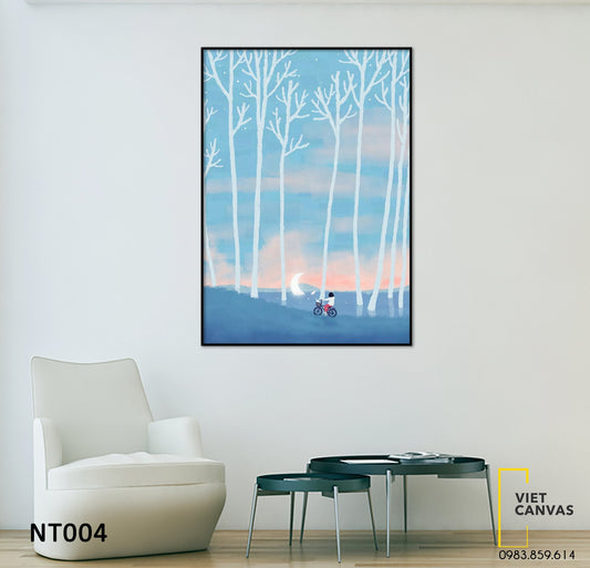 Tranh Rừng Cây Xanh - NT004