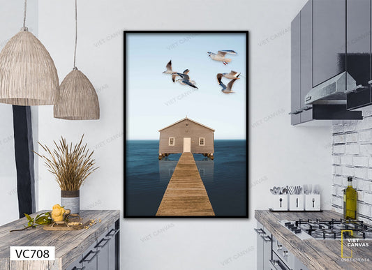 Tranh Hải Âu Bay Lượn - VC708