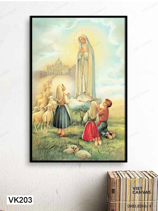 Tranh Hào Quang Đức Mẹ - VK203