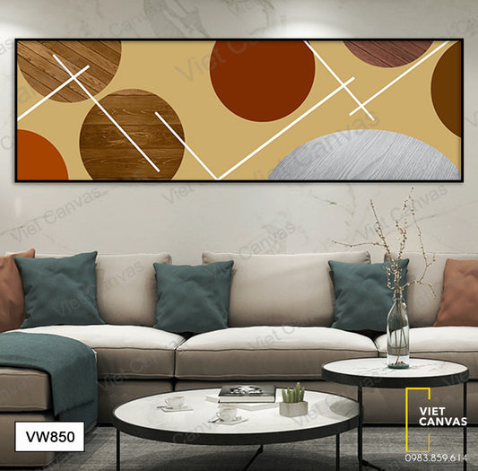Tranh Hình Tròn Và Đường Kẻ - VW850