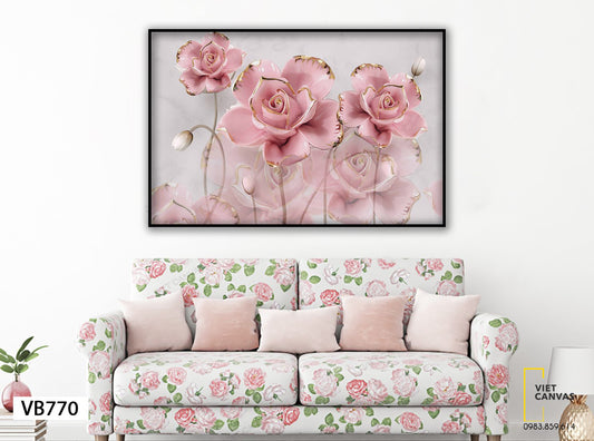Tranh Vẻ Đẹp Kiêu Sa Của Hoa Hồng - VB770