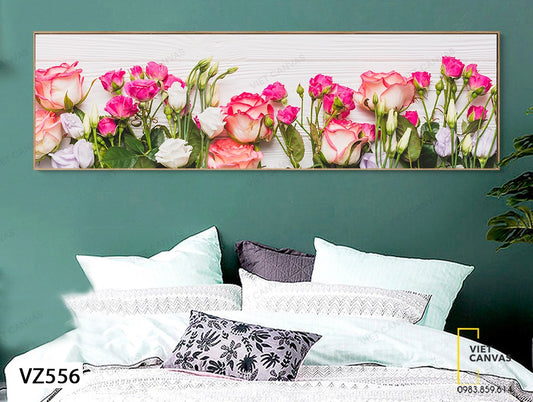 Tranh Hoa Hồng Nở Tươi Thắm - VZ556