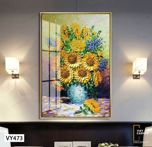 Tranh Hoa Hướng Dương Khoe Sắc - VY473
