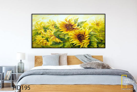Tranh Hoa Hướng Dương Trong Nắng - HD195