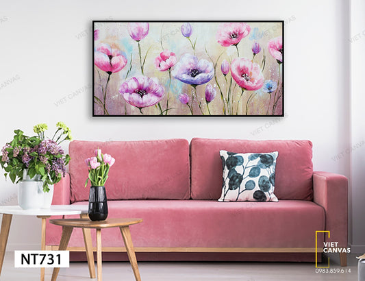 Tranh Hoa Khoe Sắc Thắm - NT731
