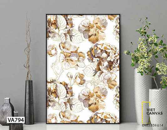Tranh Hoa Trắng Sang Trọng - VA794