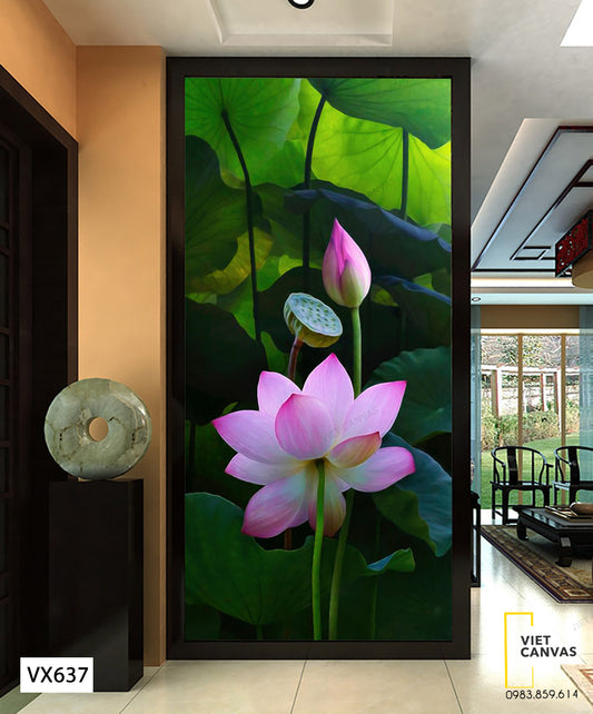 Tranh Hoa Sen - VX637