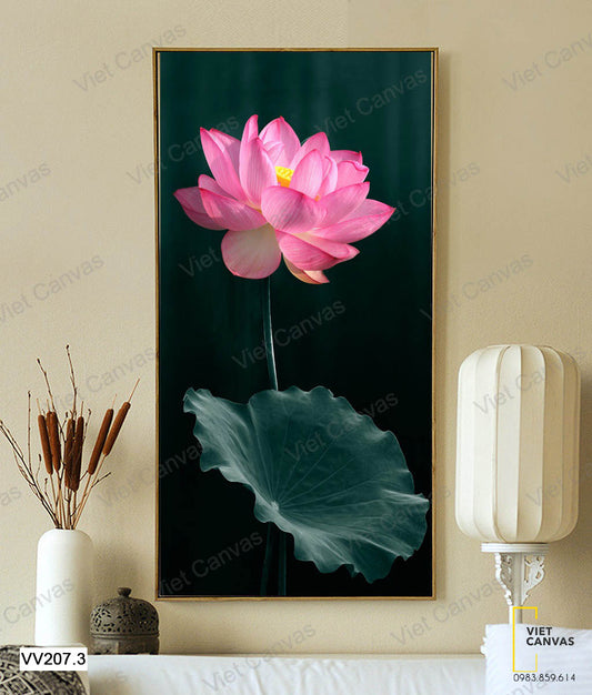 Tranh Hoa Sen - VV207.3