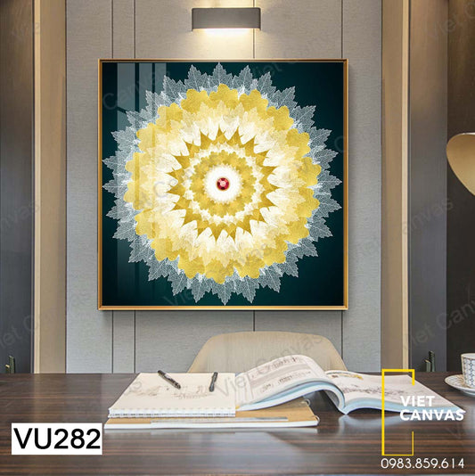 Tranh Hoa Văn Từ Những Chiếc Lá - VU282