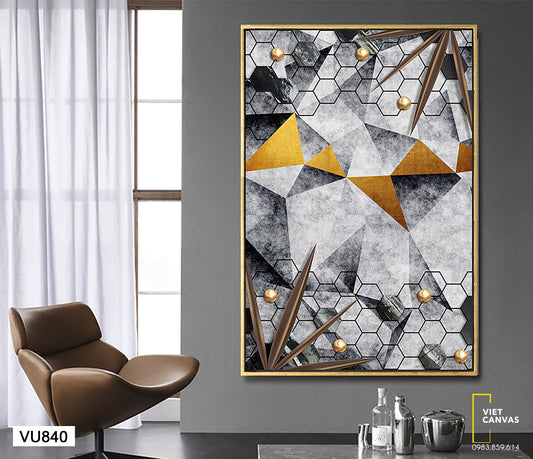 Tranh Các Khối Hình Lồng Ghép - VU840