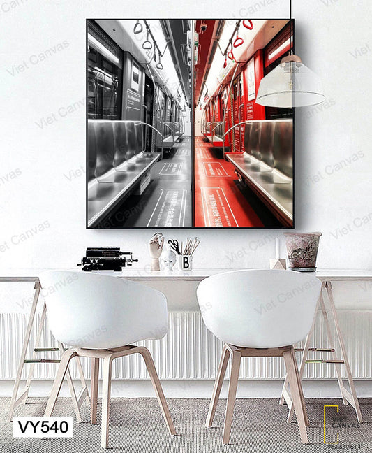 Tranh Không Gian Tàu Điện Ngầm - VY540