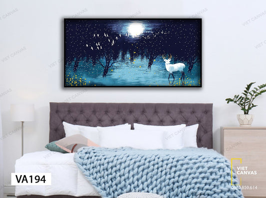 Tranh Hươu Trong Khu Rừng - VA194