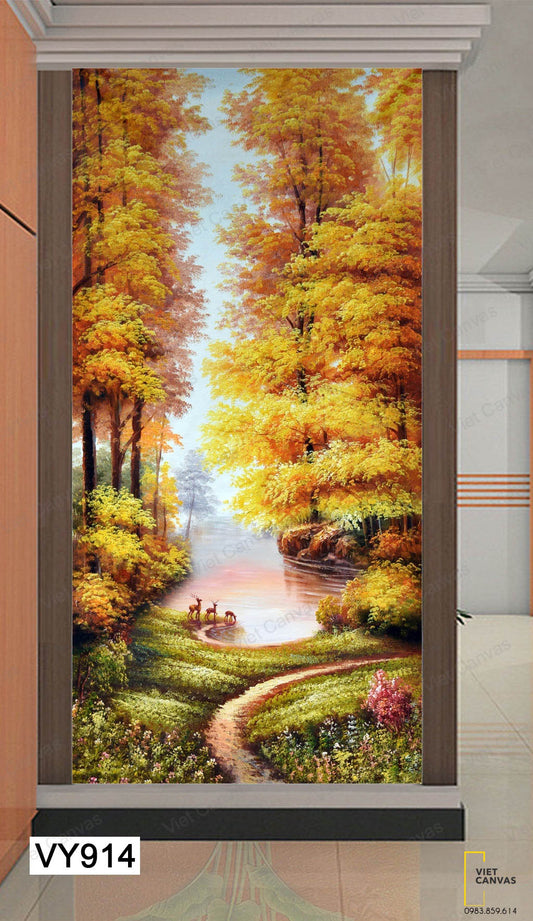 Tranh Khu Rừng Mùa Thu - VY914