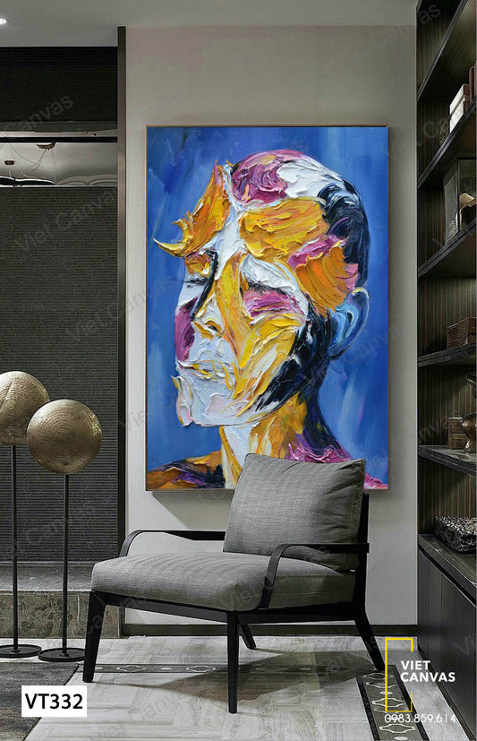 Tranh Khuôn Mặt Người Đàn Ông - VT332
