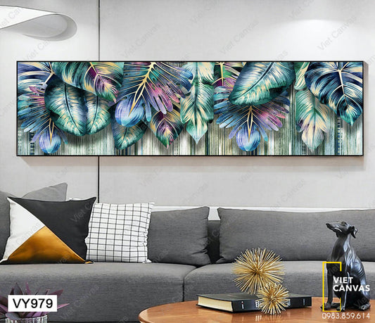 Tranh Lá Cây Sang Trọng - VY979