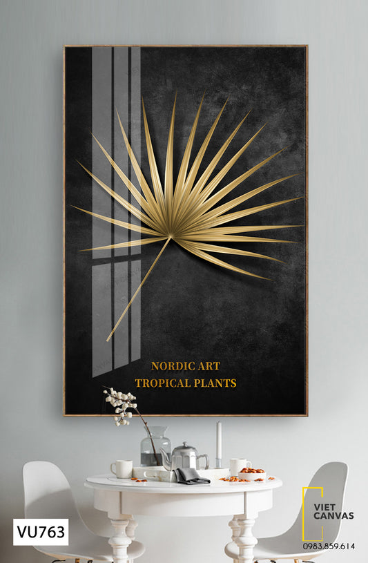 Tranh Lá Cây Cọ - VU763