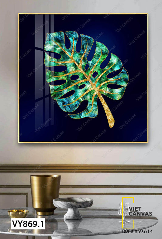 Tranh Lá Cây Đơn Giản - VY869.1