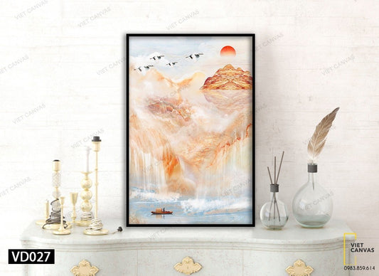 Tranh Thác Nước - VD027