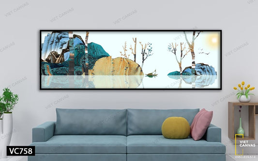 Tranh Lãng Phiêu Giữa Núi Rừng - VC758