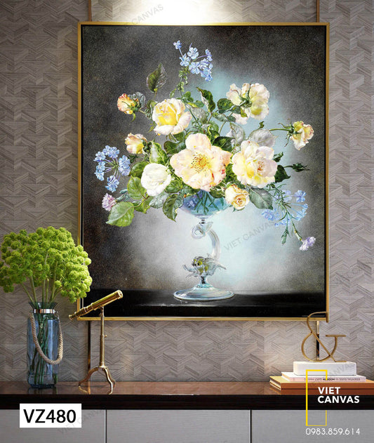 Tranh Lọ Hoa Nhẹ Nhàng - VZ480