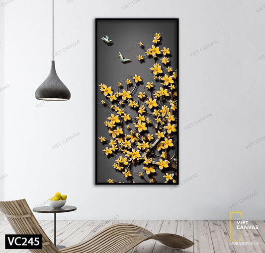 Tranh Mai Vàng Khoe Sắc - VC245
