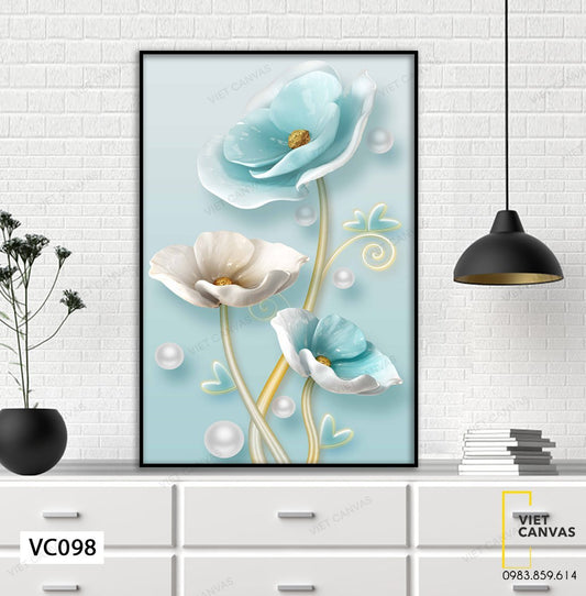 Tranh Muôn Hoa Khoe Sắc - VC098