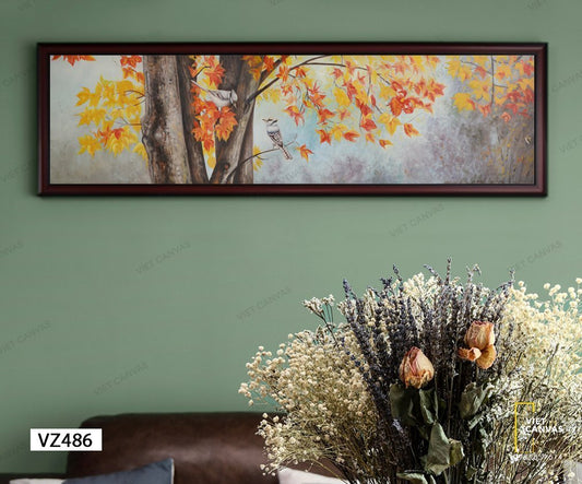 Tranh Mùa Thu Đến Trên Nhành Cây - VZ486