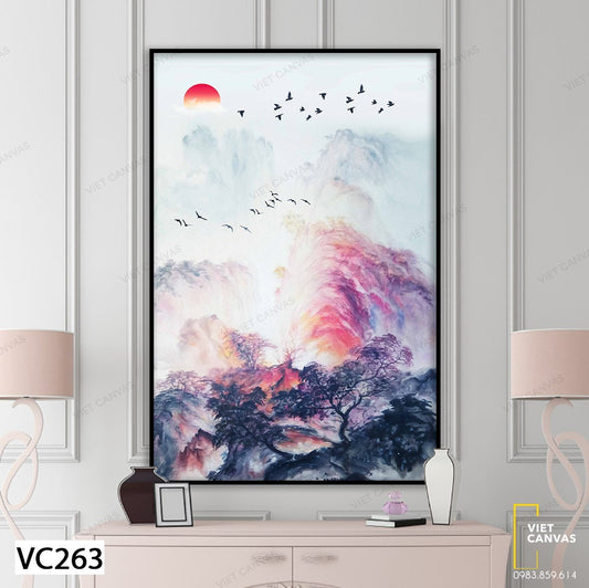 Tranh Núi Non Chiều Xuân - VC263