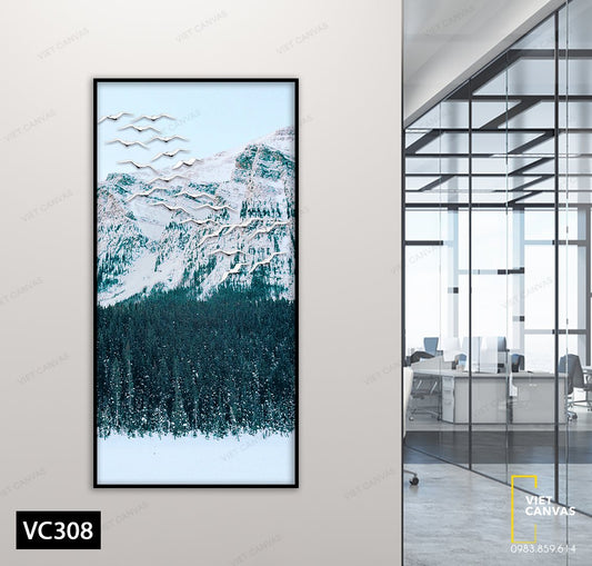 Tranh Núi Tuyết Hùng Vĩ - VC308