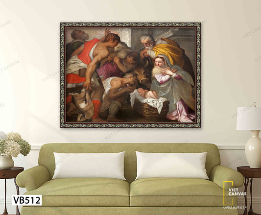 Tranh Thiên Chúa Giáng Sinh - VB512