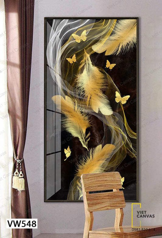 Tranh Cánh Bướm Và Sợi Lông Tơ - VW548