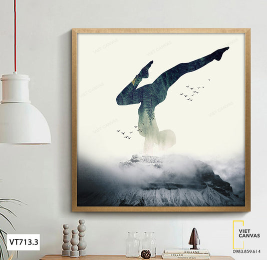 Tranh Nghệ Thuật Yoga - VT713.3