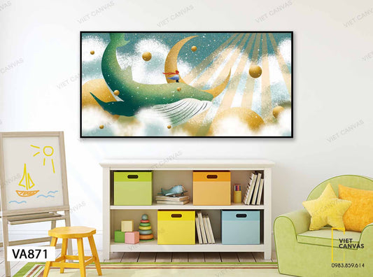 Tranh Du Ngoạn Cung Trăng - VA871