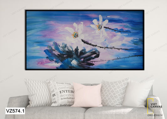 Tranh Nhành Hoa Đẹp Dịu Dàng - VZ574.1