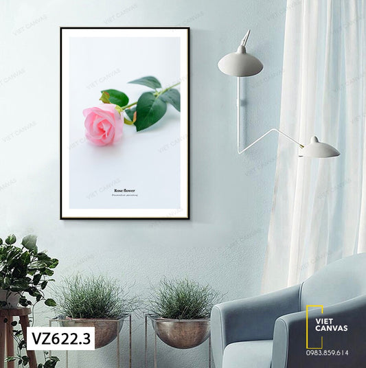 Tranh Nhành Hoa Hồng Ngọt Ngào - VZ622.3