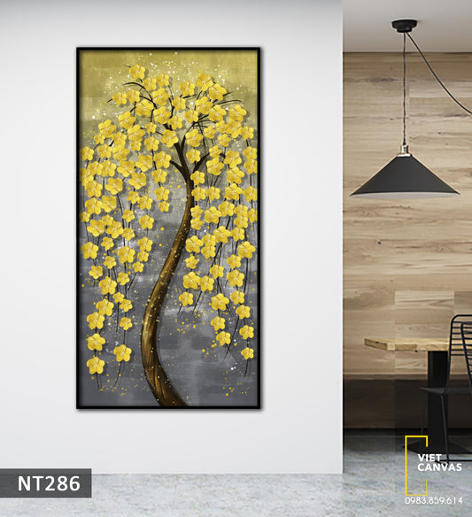 Tranh Nhành Hoa Mai Nở Rộ - NT286