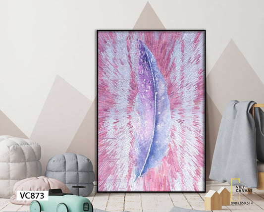 Tranh Nhành Lông Sắc Màu - VC873