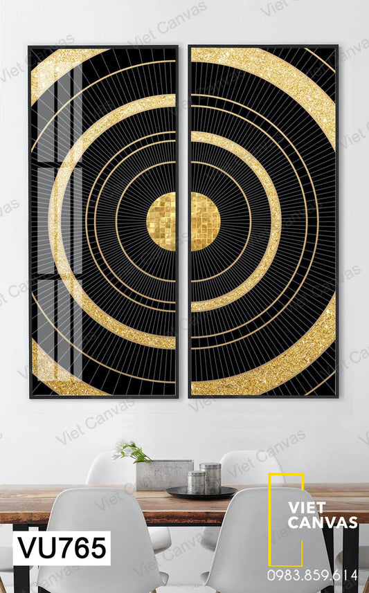 Bộ 2 Tranh Những Đường Tròn - VU765