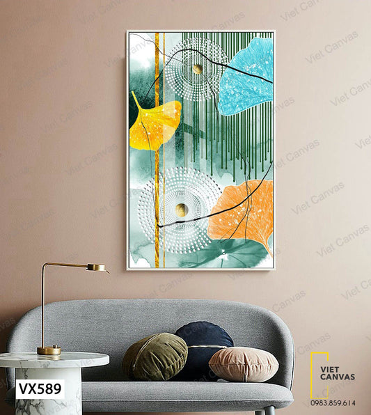 Tranh Những Bông Hoa Nghệ Thuật - VX589