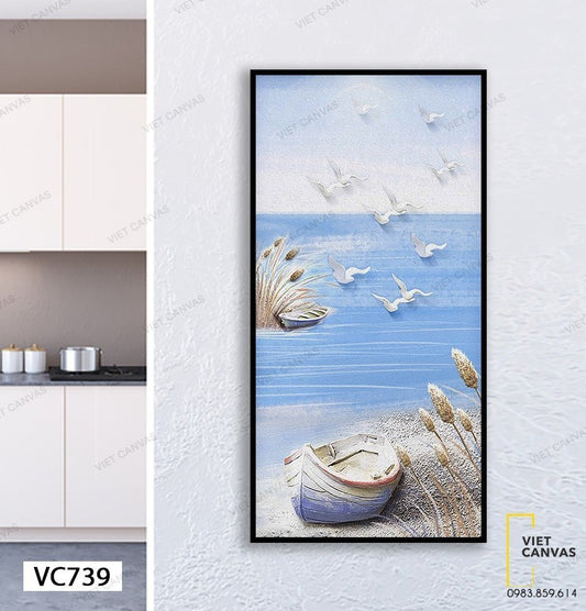 Tranh Những Cánh Chim Trên Biển - VC739