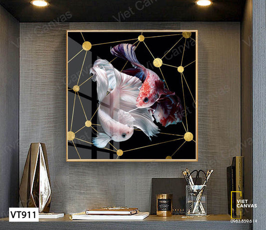 Tranh Đôi Cá Xiêm - VT911