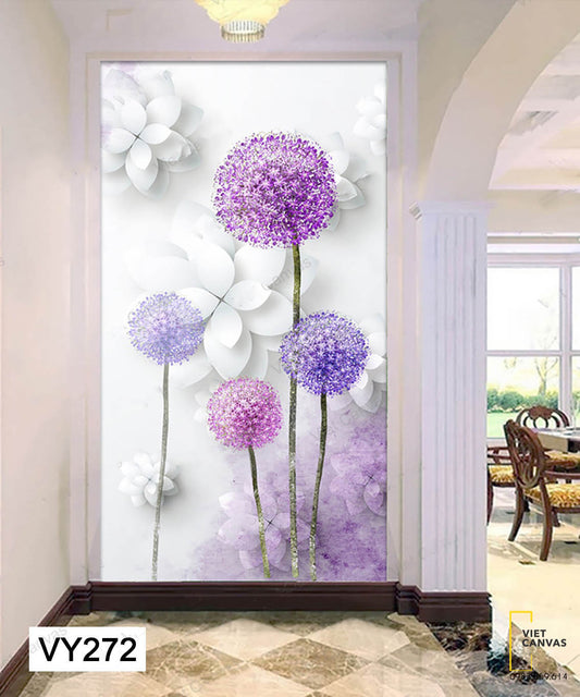 Tranh Những Đóa Hoa Cẩm Tú Cầu - VY272
