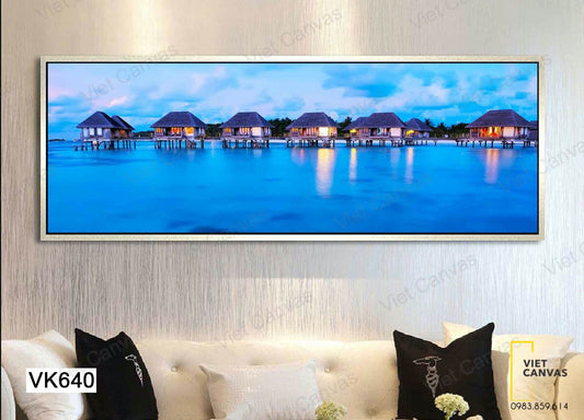 Tranh Những Ngôi Nhà Giữa Biển Lớn - VK640