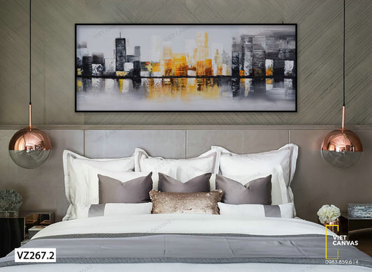 Tranh Những Tòa Nhà Ngã Bóng - VZ267.2