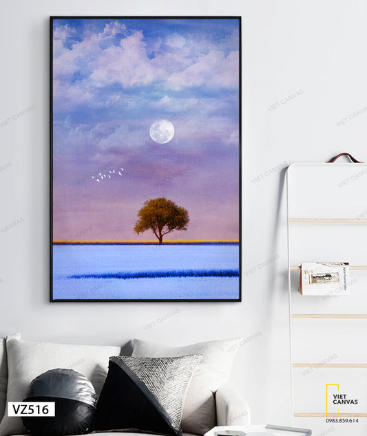Tranh Nơi Bình Yên Thơ Mộng - VZ516