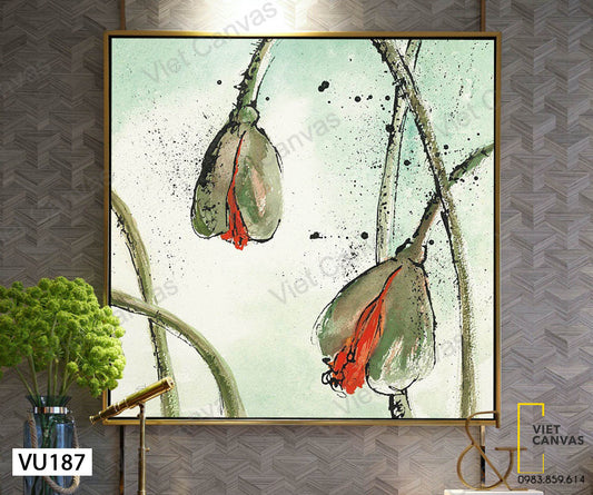 Tranh Nụ Hoa Chớm Nở - VU187