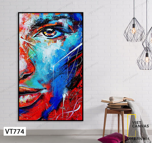 Tranh Nửa Khuôn Mặt - VT774